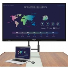 海信（Hisense）LED65W60 65英寸 智能触控 视频会议教学一体机 触摸显示屏交互式 办公投影仪