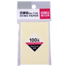 得力9083百事贴(混)76*101mm(包)