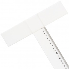 HM 得力8412有机丁字尺93cm(只)