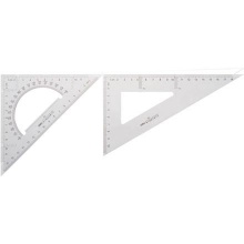 HM 得力6420三角尺20cm(套)