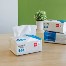 HM 得力MR2150-01软包抽取式纸面巾(白)(10包/提)