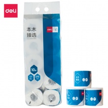 HM 得力WJ3275-01卷筒式卫生纸(白)(10卷/提)