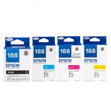 爱普生（EPSON）T1881-1884 四色墨盒套装（适用于：WF3641/WF7111/WF7621/WF7218/WF7728）