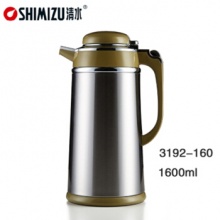 清水SM-3192-1.6L 保温壶1600ml 玻璃内胆保温瓶咖啡壶不锈钢热水瓶茶瓶家用时尚暖壶暖瓶(1.6L)