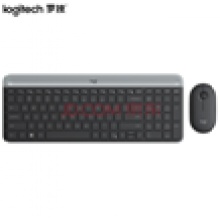 罗技（Logitech）MK470 键鼠套装 无线键鼠套装 超薄 全尺寸 星空灰 带无线2.4G接收器 单位：（套）